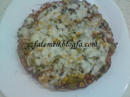 آموزش پخت  پيتزا تابه اي/آشپزی