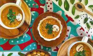 طرز تهیه سوپ جو پرک با رب+فيلم