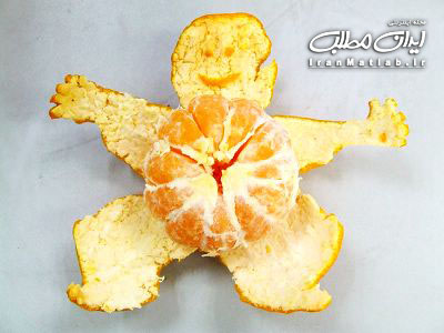 خلاقیت با نارنگی /میوه ارایی