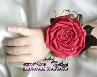 آموزش ساخت گل رز با پارچه