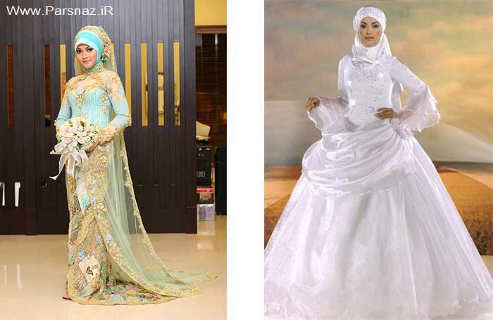 این مدل لباس عروس زیبا واسلامی ازدست ندید