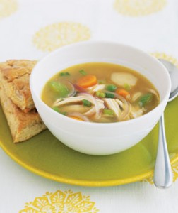 طرز تهیه  یک سوپ مخصوص برای سرماخوردگی/آشپزی