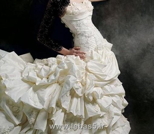 لباس عروس فرانسوی برای عروس هایی که می خواهند متفاوت باشند