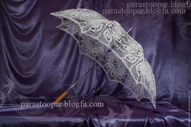 نحوه بافت چتر زیبا برای عروس /قلاب بافی